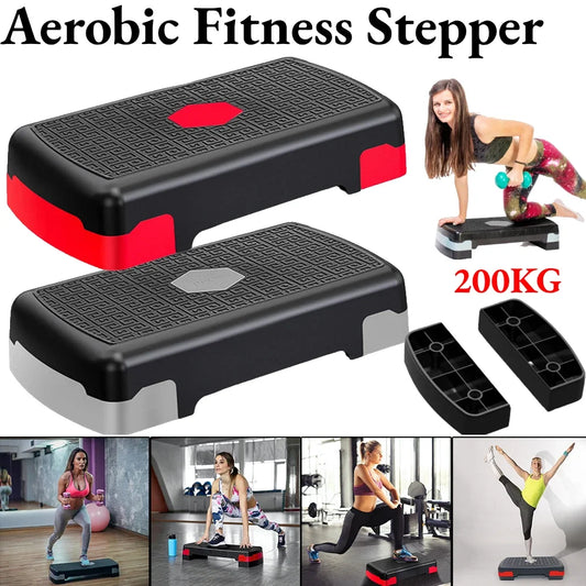 Adjustable Aerobic Fitness Stepper