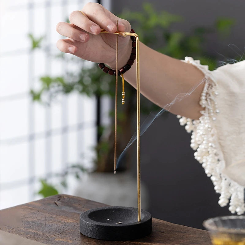 Wooden Incense Burner Stand