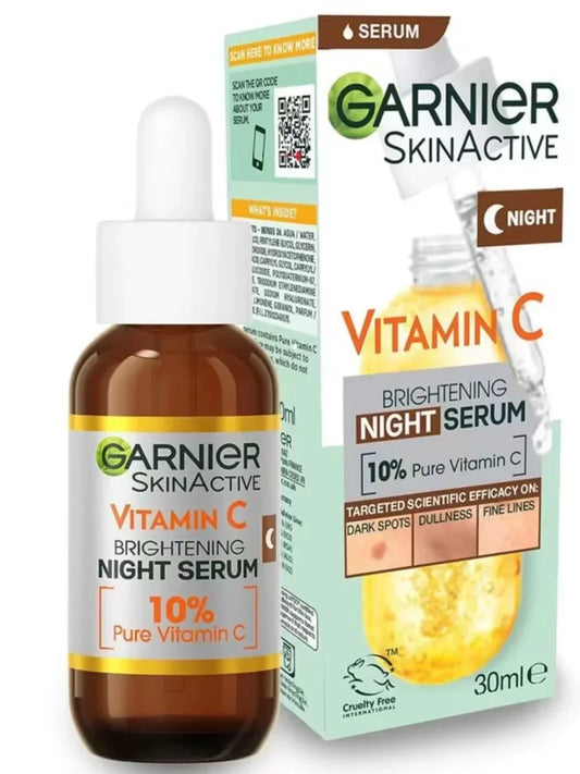 GARNIER 10% VC Brightening Night Essence Serum