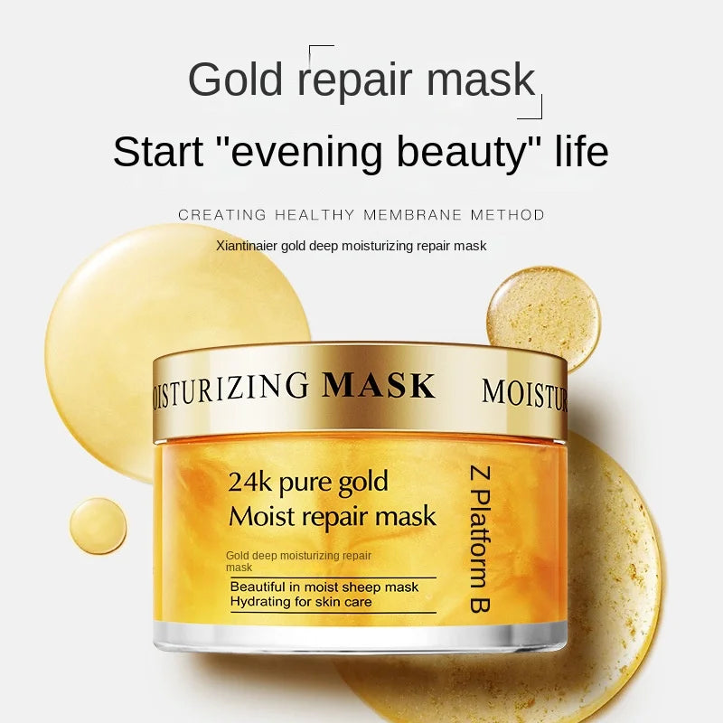 Moisturizing Shrinkage 24K Gold Sleeping Mask