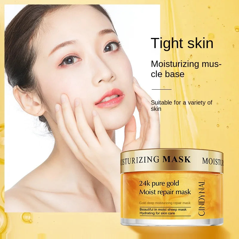 Moisturizing Shrinkage 24K Gold Sleeping Mask