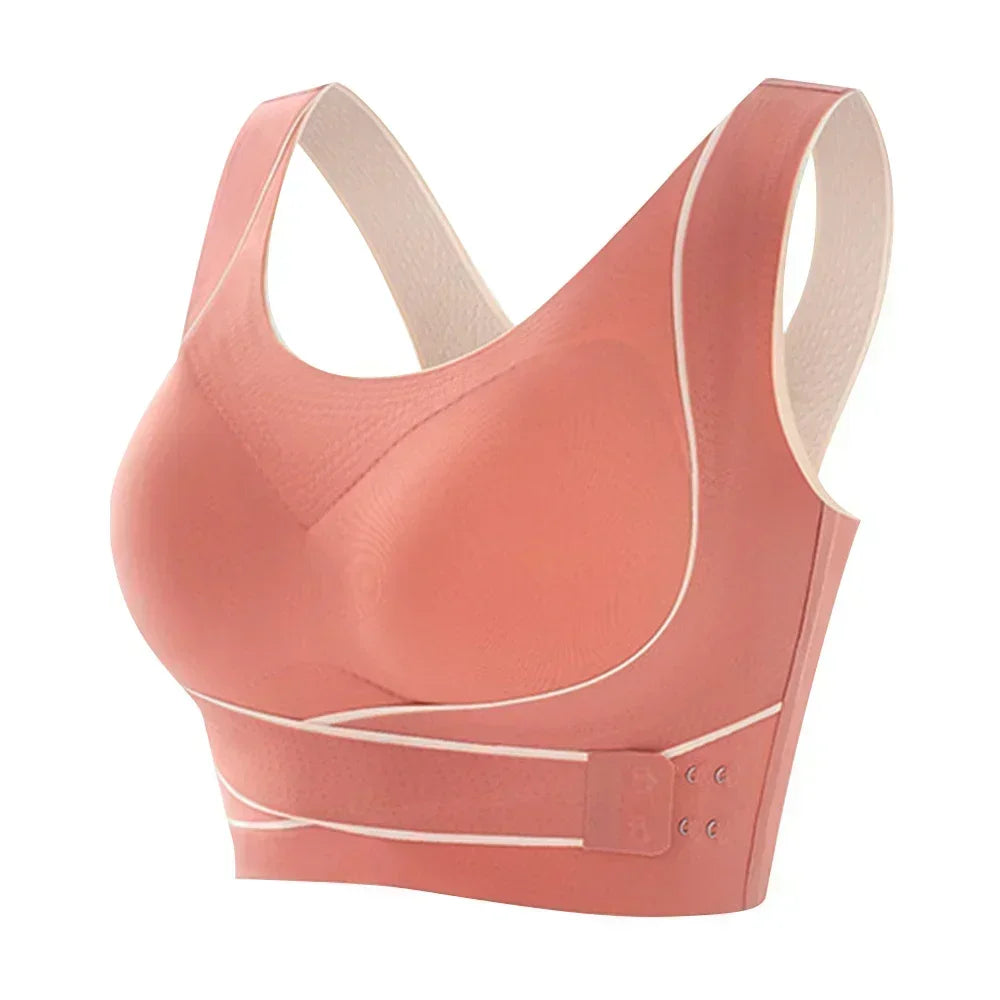 Adjustable Buckle Sports Bra